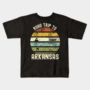 Road Trip To Arkansas, Family Trip To Arkansas, Holiday Trip to Arkansas, Family Reunion in Arkansas, Holidays in Arkansas, Vacation in Kids T-Shirt